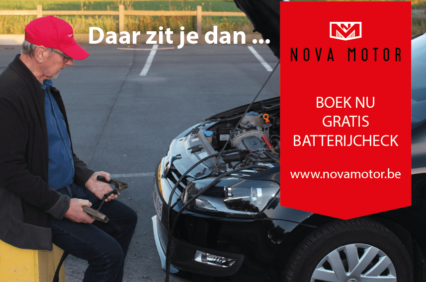 Nova Motor Geluwe gratis batterijcheck